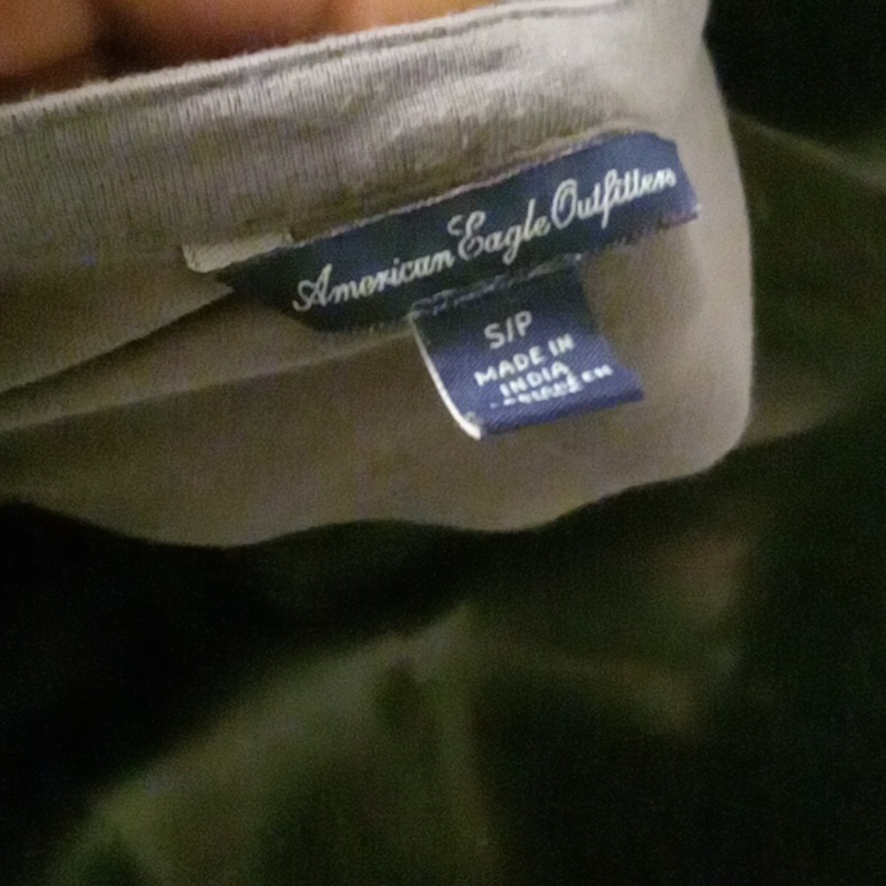 American Eagle Outfitters Gray Asymmetrical Sequin Tank Top - Picture 4 of 5